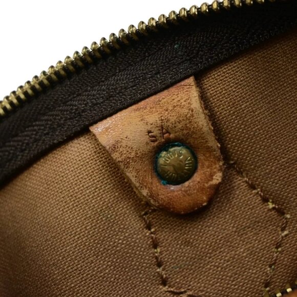 LOUIS VUITTON Speedy 30 Travel Hand Bag Monogram Leather Brown - Picture 2 of 16